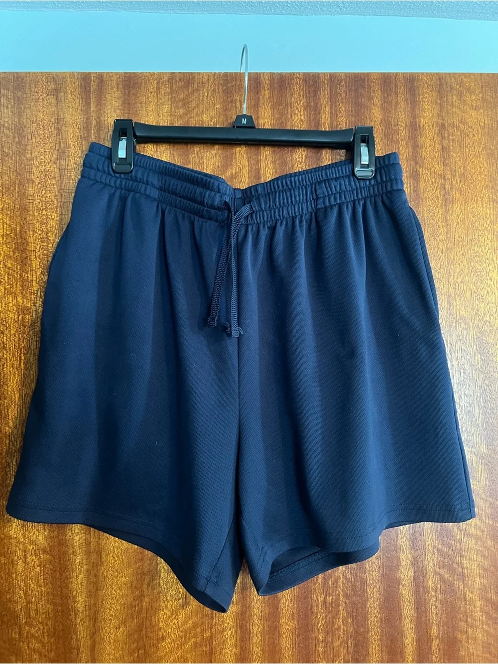Tek Gear Navy Elastic Waist Athletic Shorts